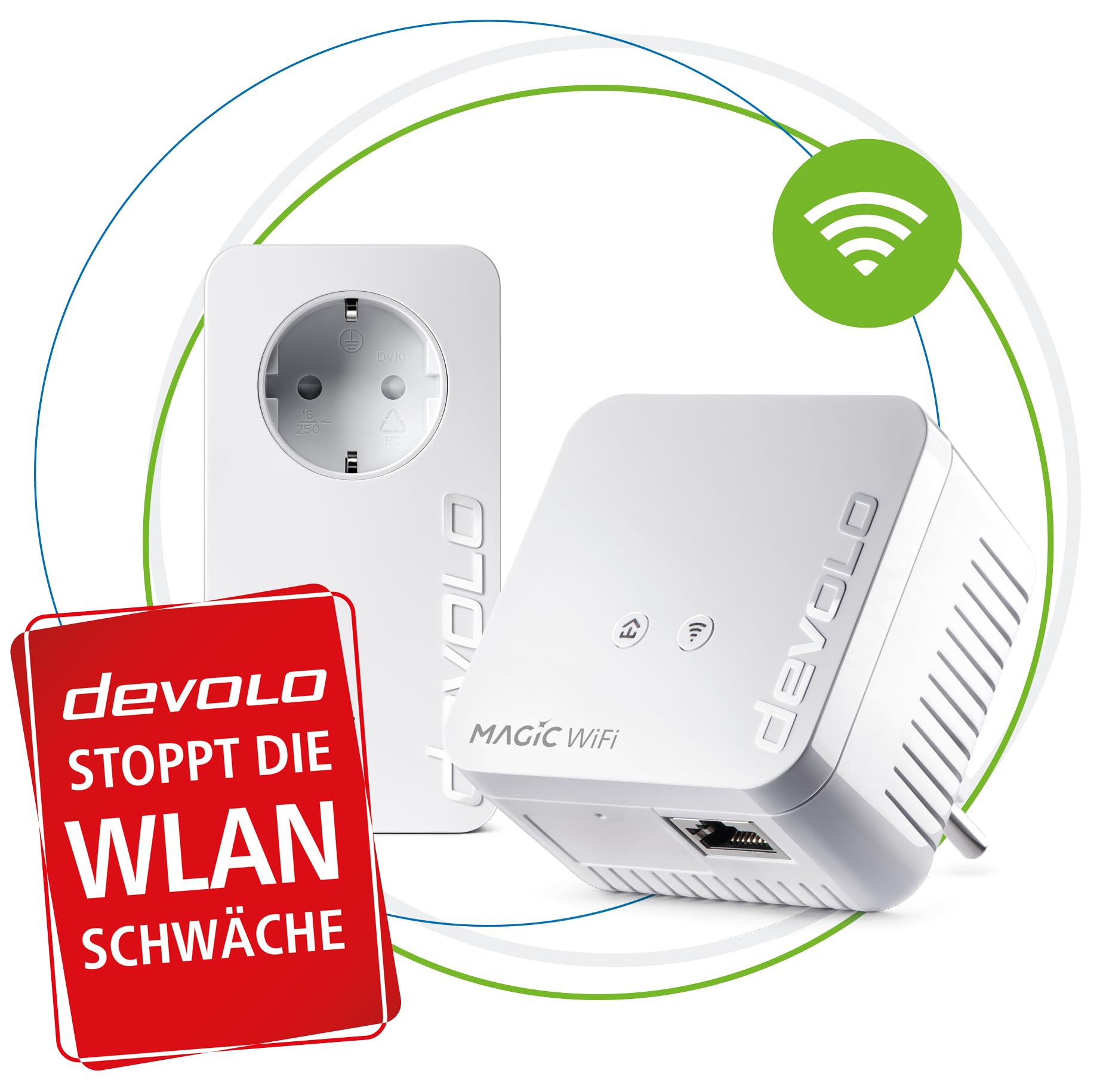 Devolo Magic 1 WiFi mini Starter Kit Powerline WLAN Network Kit 400MBit/s