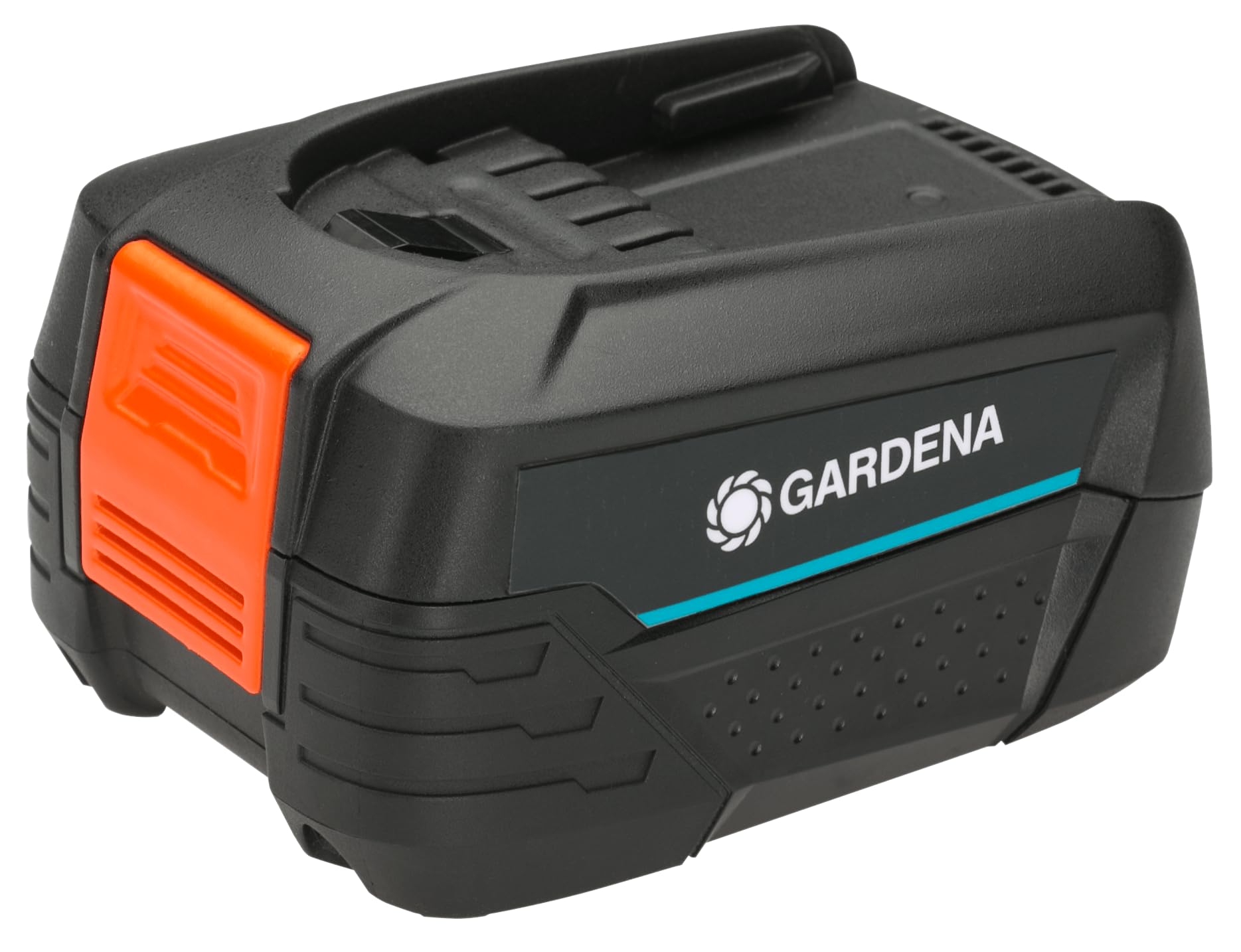 Gardena System Akku P4A PBA 18V/72: Zubehör für viele Gardena Gartengeräte (Trimmer, Bläser und Heckenscheren), mit 4,0 Ah Kapazität, die Ladezeit beträgt ca. 90 Minuten (14905-20)