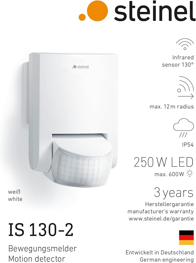 Steinel Bewegungsmelder IS 130-2 Weiß