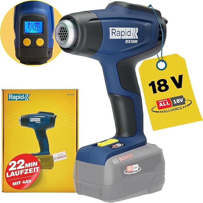 Rapid RX1000 Akku-Heißluftpistole (5001513)